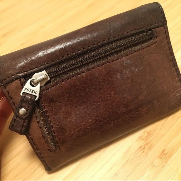 (Sold on Vinted) Fossil Wallet Genuine Leather - Picture 4 of 4